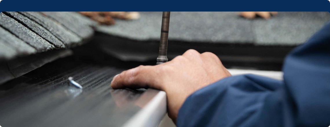 Home rainwater gutters